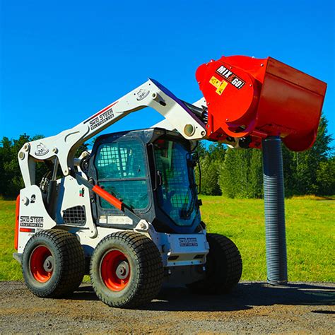 cement mixer attachment for skid steer for sale|concrete mixer attachment for bobcat.